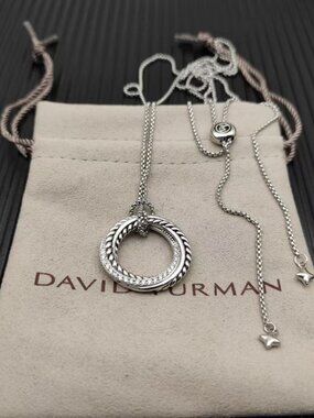 DAVID YURMAN Silver Ring Necklace